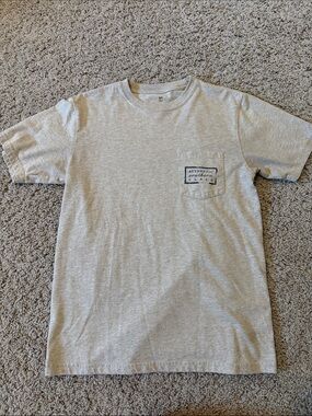 Southern Marsh Classic Kids Crewneck Pocket T-Shirt - Light Heather Gray